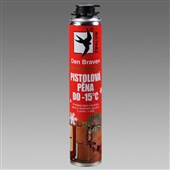 DEN BRAVEN Pistolová pěna do -15 stup.C zimní 750ml zelená